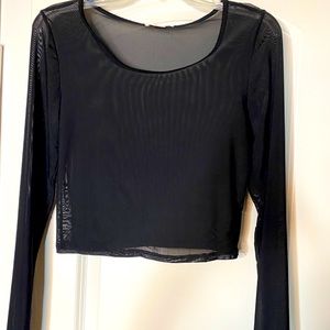 Mesh crop top